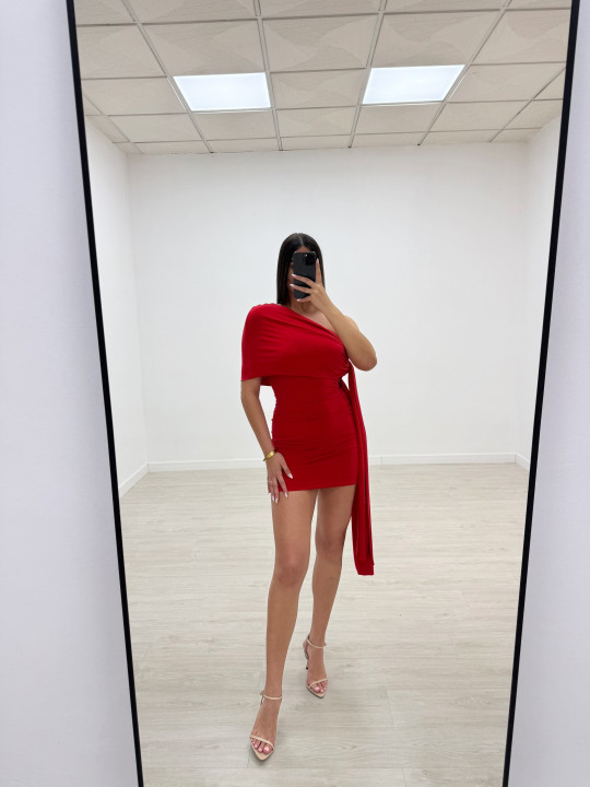 VESTIDO ROSAURA ROJO VESTIDO ROSAURA ROJO